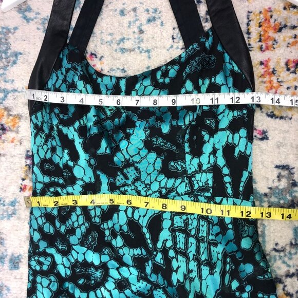 Nanette Lepore Metallic Floral Silk Maxi Dress Size 0 - Picture 11 of 14